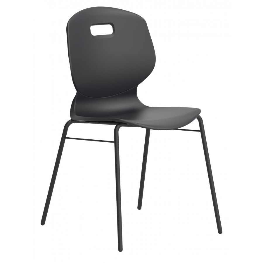 Arc Four Leg Classroom / Visitor Chair With Brace